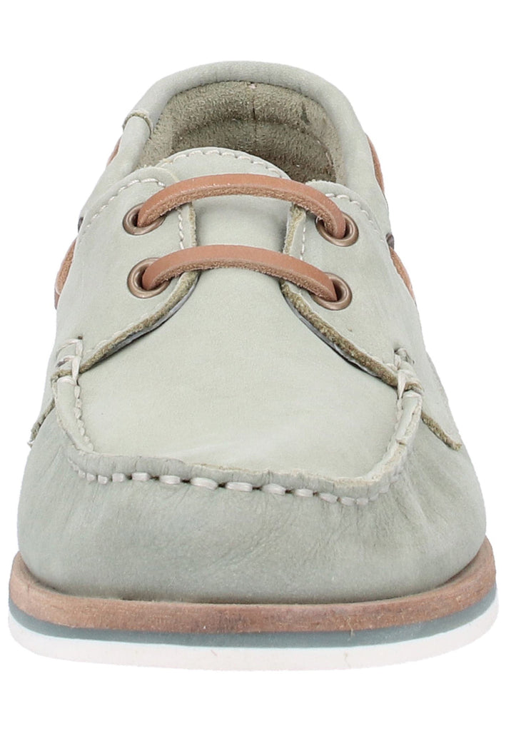 Tamaris Halbschuhe Nubukleder Hellgrün - surf4shoes
