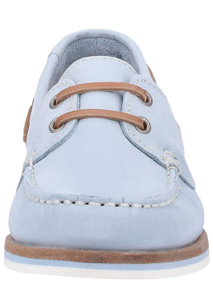 Tamaris Halbschuhe Nubukleder Blau - surf4shoes