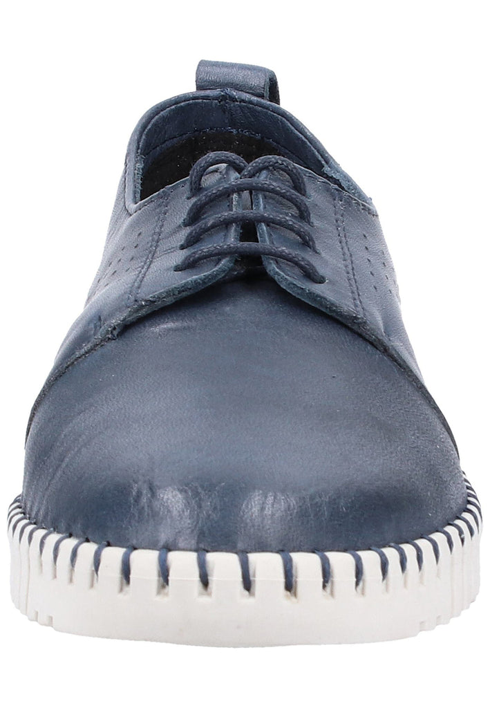 Tamaris Halbschuhe Leder Navy - surf4shoes