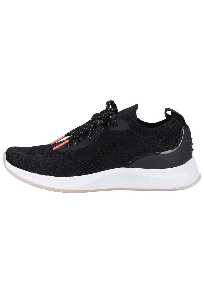 Tamaris Sneaker Lederimitat/Textil Schwarz - surf4shoes