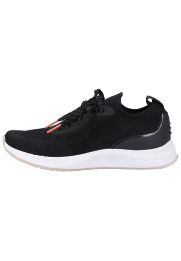 Tamaris Sneaker Lederimitat/Textil Schwarz - surf4shoes