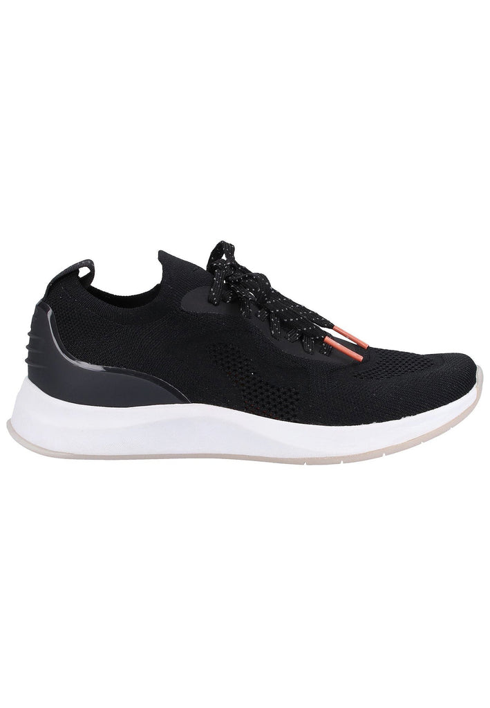 Tamaris Sneaker Lederimitat/Textil Schwarz - surf4shoes