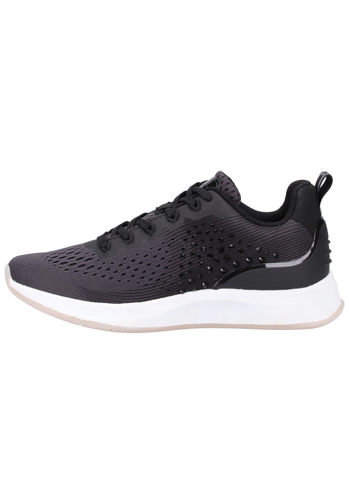 Tamaris Sneaker Lederimitat/Textil Schwarz - surf4shoes