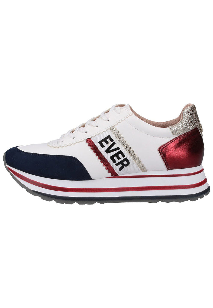 Tamaris Sneaker Lederimitat/Textil Weiß - surf4shoes