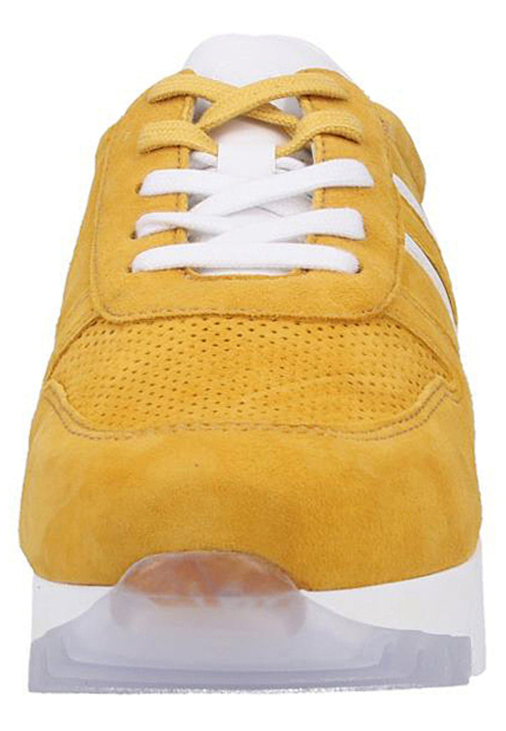 Tamaris Sneaker Leder/Textil Gelb - surf4shoes