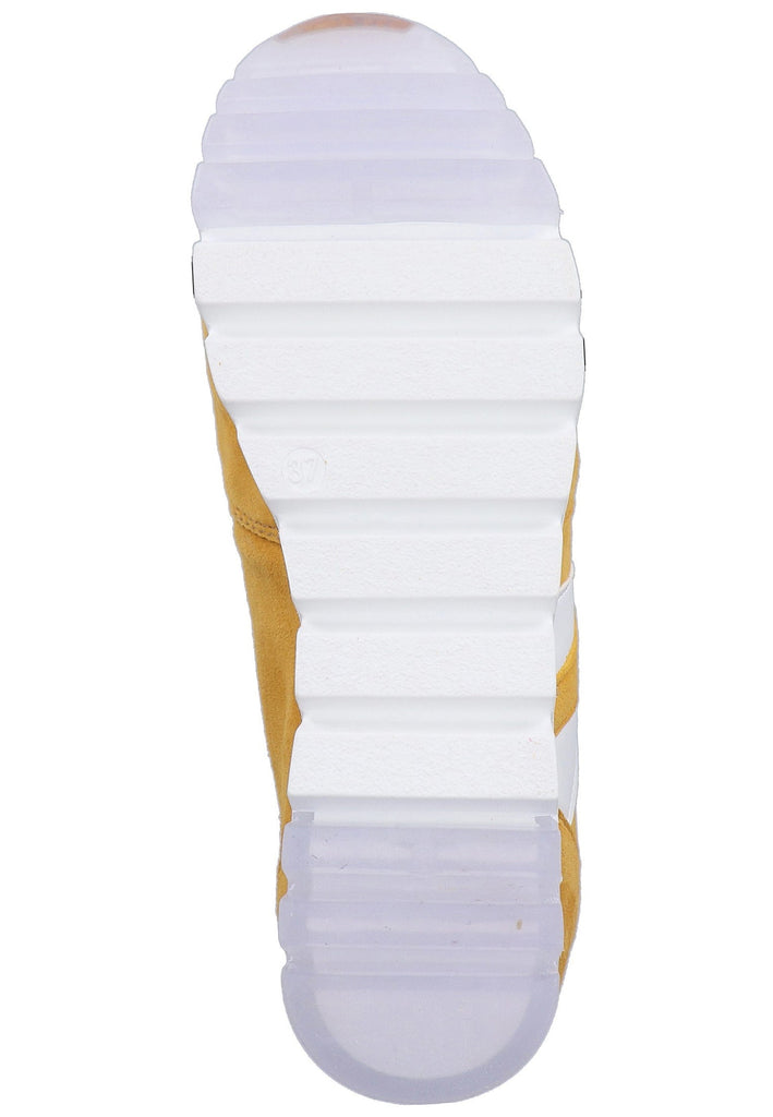 Tamaris Sneaker Leder/Textil Gelb - surf4shoes