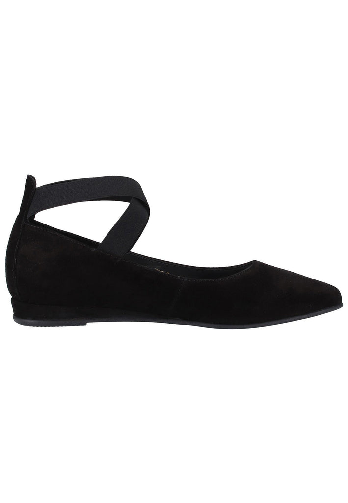 Tamaris Ballerinas Veloursleder Schwarz - surf4shoes