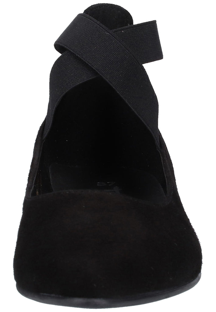 Tamaris Ballerinas Veloursleder Schwarz - surf4shoes
