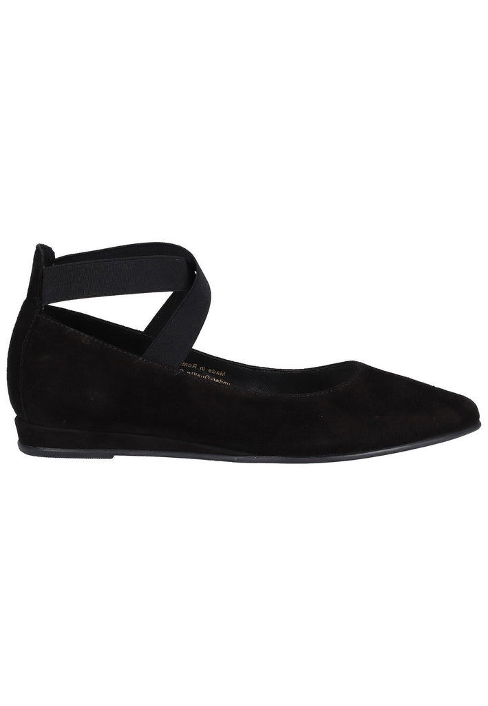 Tamaris Ballerinas Veloursleder Schwarz - surf4shoes
