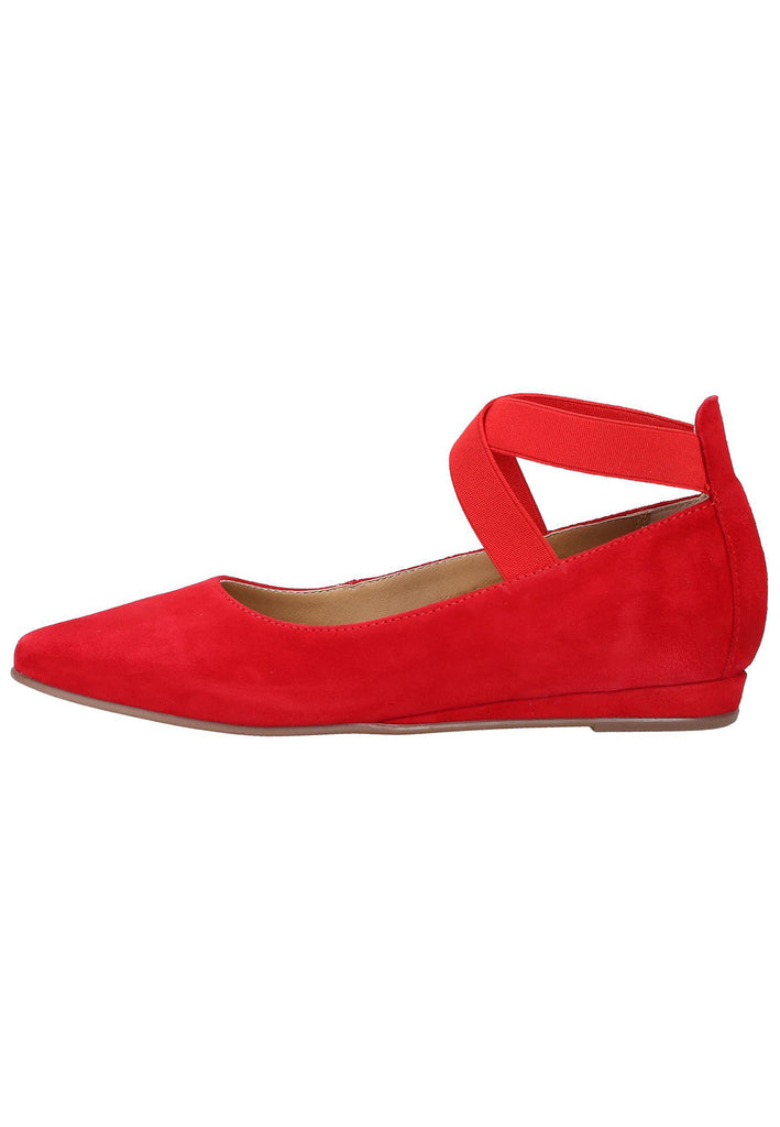 Tamaris Ballerinas Veloursleder/Textil Rot - surf4shoes