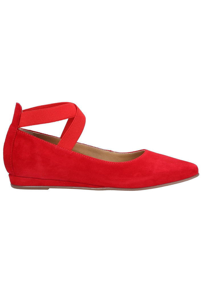 Tamaris Ballerinas Veloursleder/Textil Rot - surf4shoes