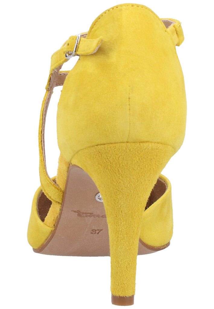 Tamaris Pumps Veloursleder Gelb - surf4shoes