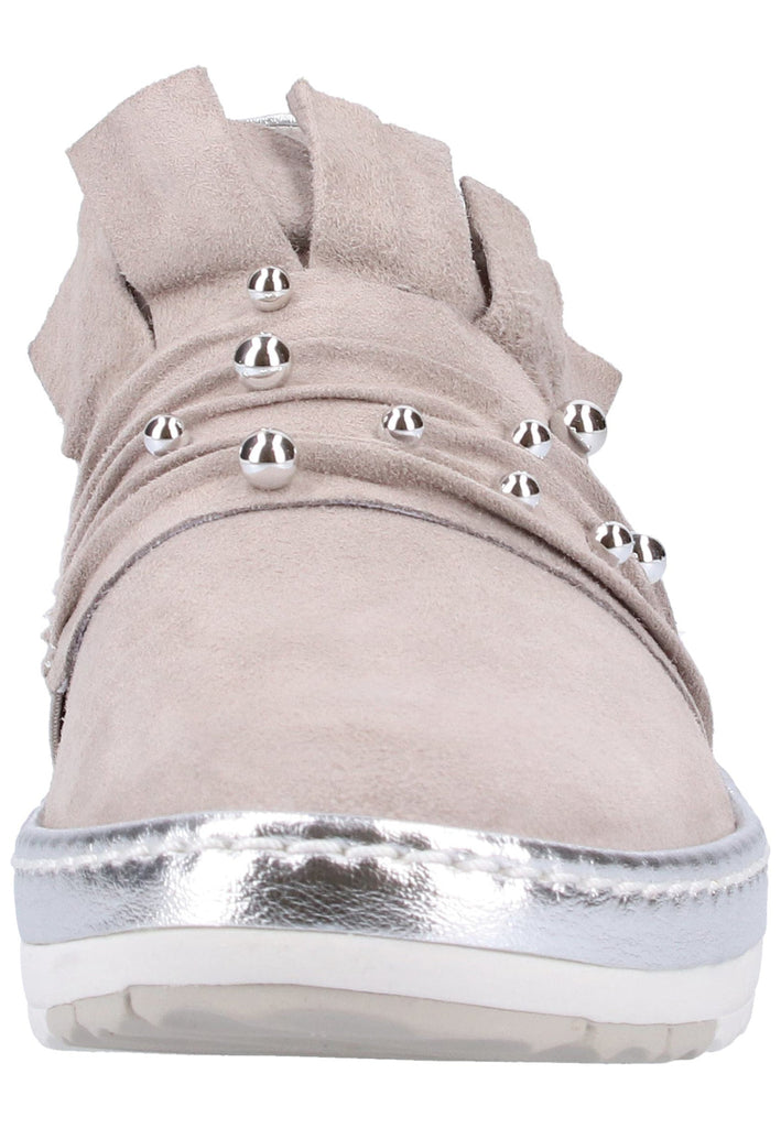 Tamaris Slipper Leder/Textil Silber - surf4shoes