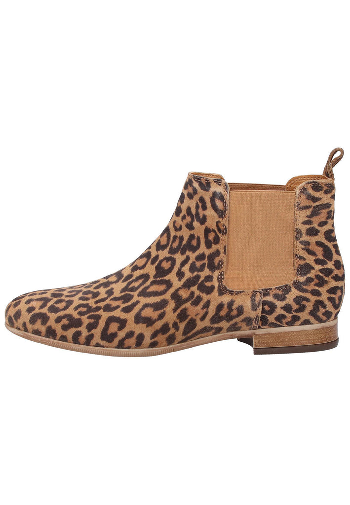 Tamaris Stiefelette Leder Leopard - surf4shoes