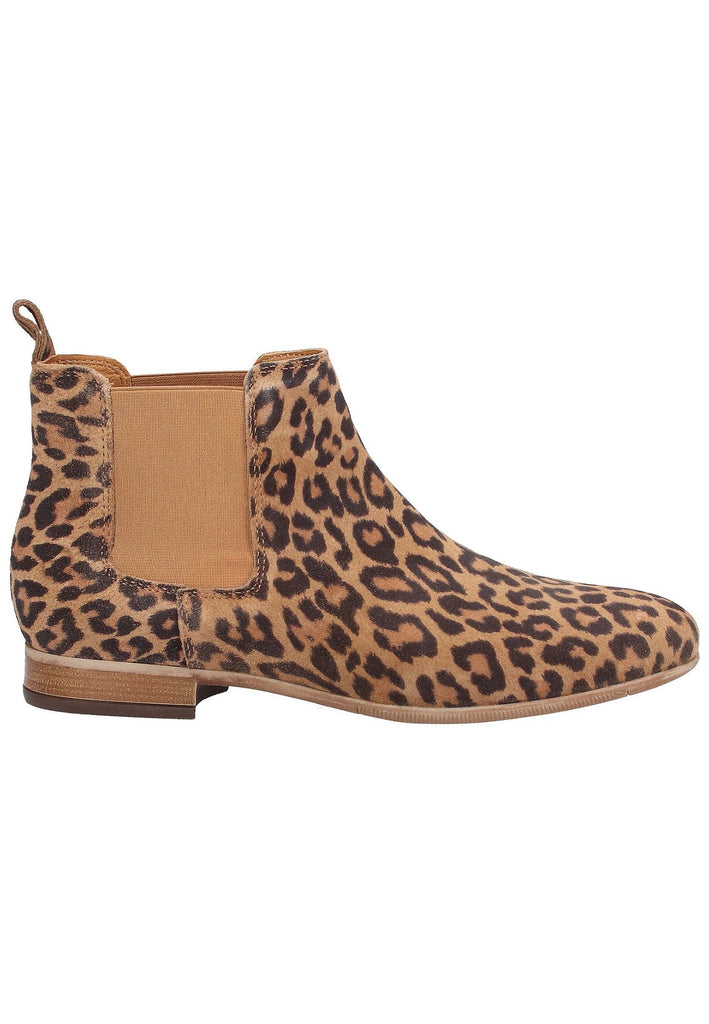 Tamaris Stiefelette Leder Leopard - surf4shoes