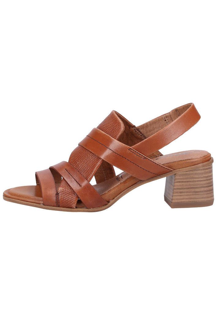 Tamaris Sandalen Leder Cognac - surf4shoes