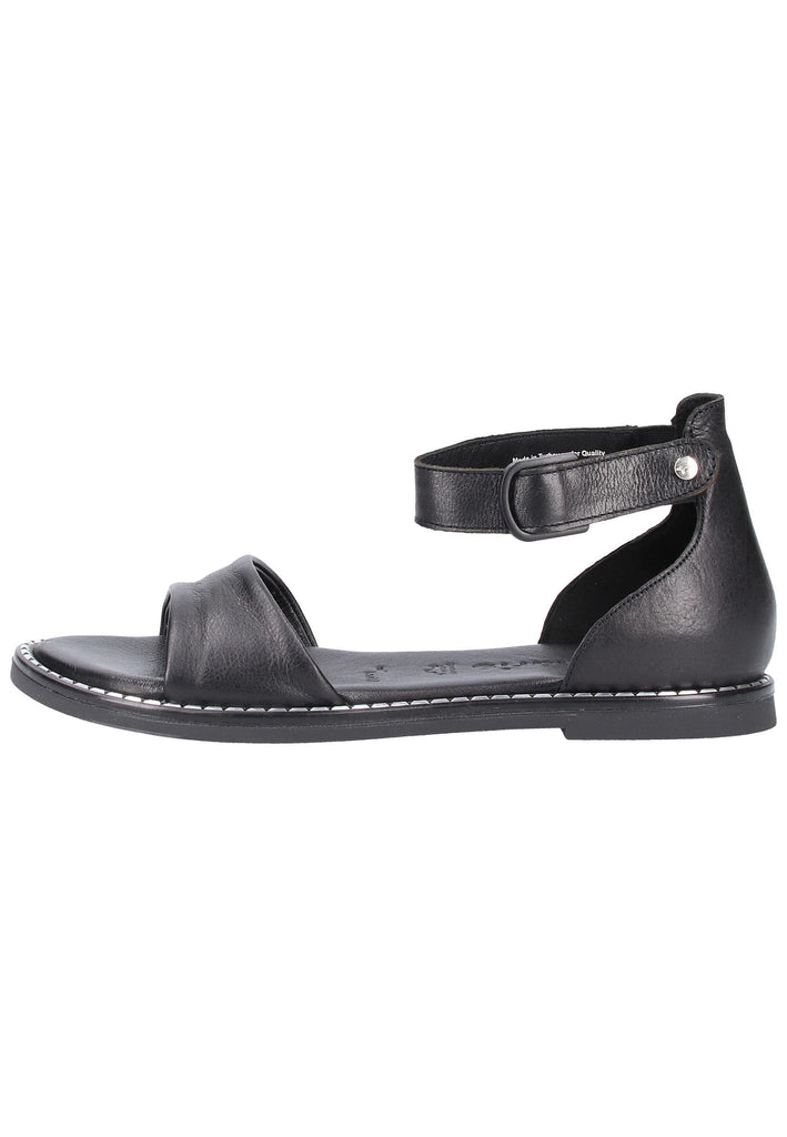 Tamaris Sandalen Leder Schwarz - surf4shoes