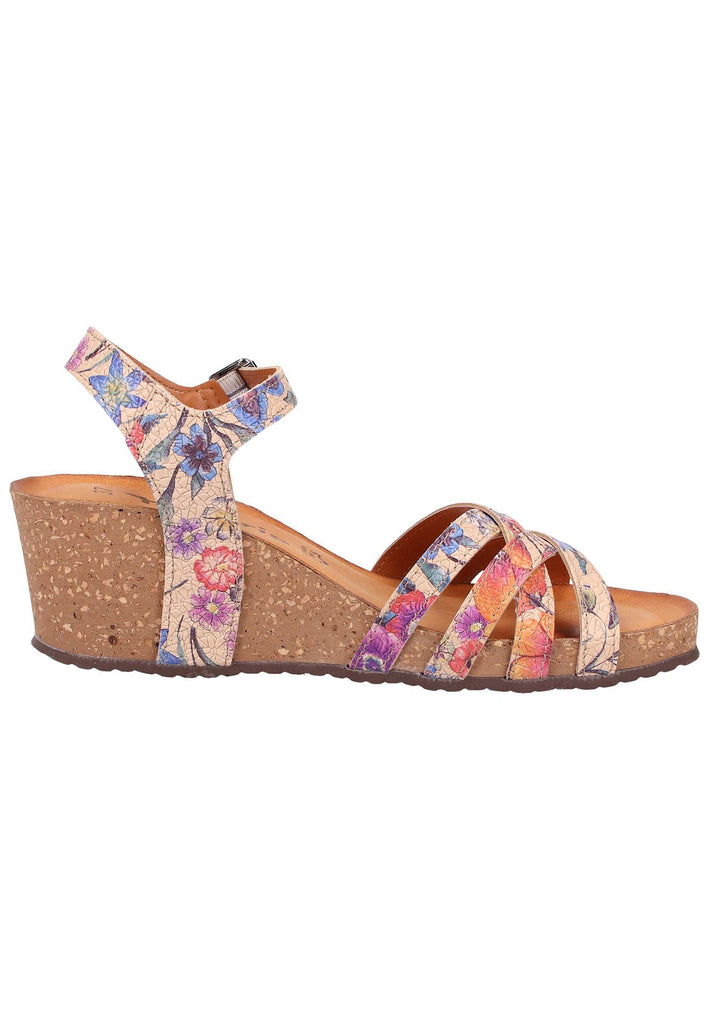 Tamaris Sandalen Leder Beige - surf4shoes