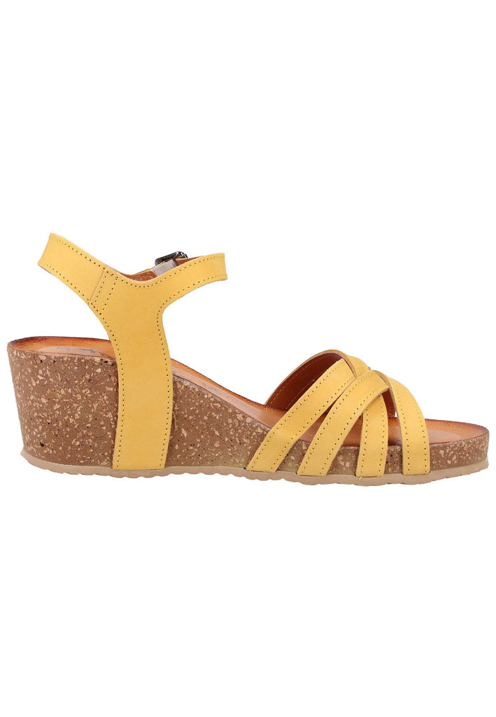 Tamaris Sandalen Leder Gelb - surf4shoes