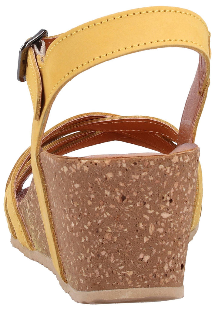 Tamaris Sandalen Leder Gelb - surf4shoes