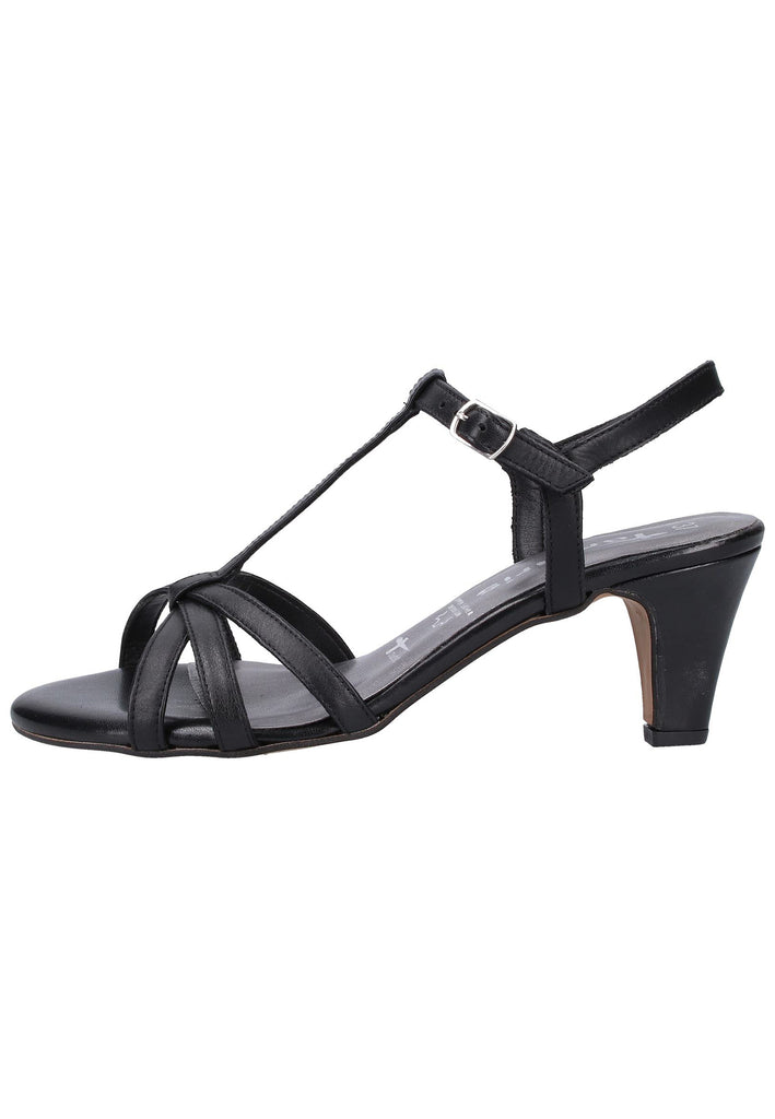 Tamaris Sandalen Leder Schwarz - surf4shoes
