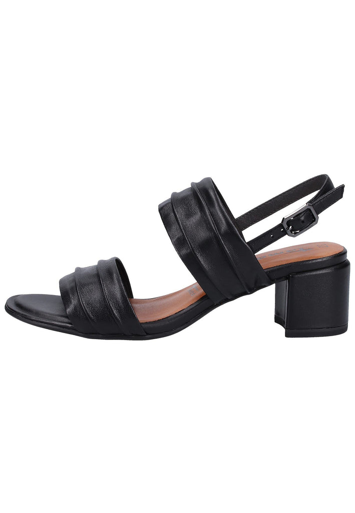 Tamaris Sandalen Leder Schwarz - surf4shoes