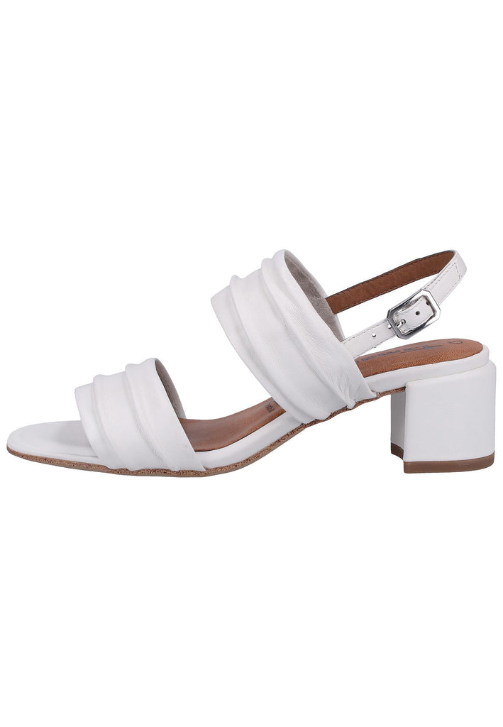 Tamaris Sandalen Leder Weiß - surf4shoes