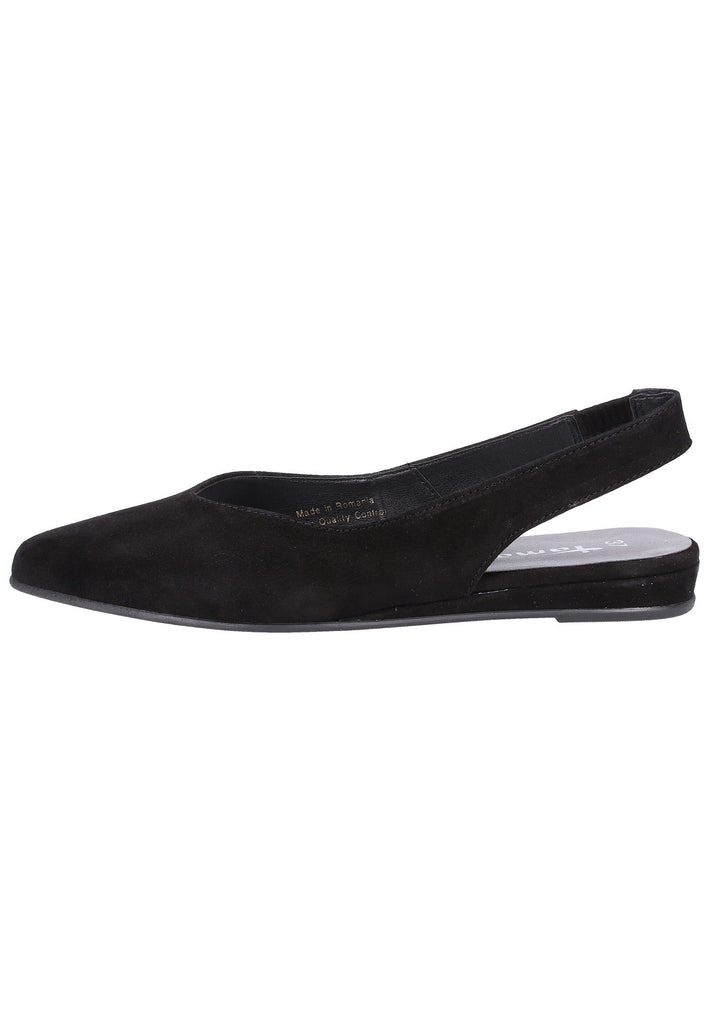 Tamaris Ballerinas Leder Schwarz - surf4shoes