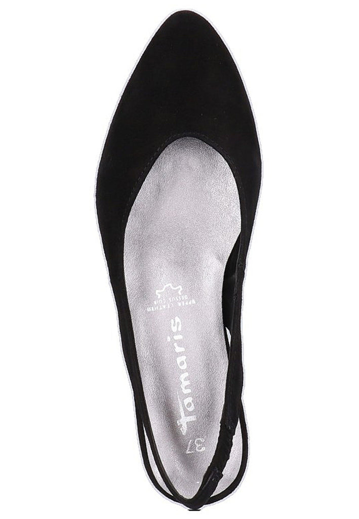 Tamaris Ballerinas Leder Schwarz - surf4shoes