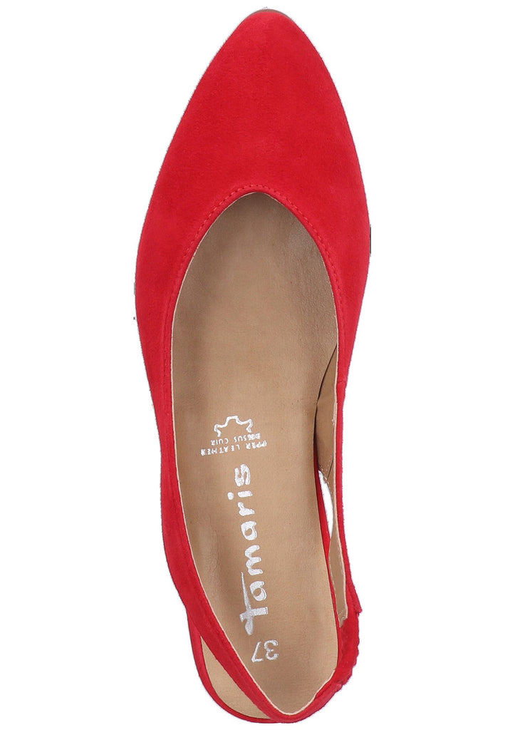Tamaris Ballerinas Leder Rot - surf4shoes