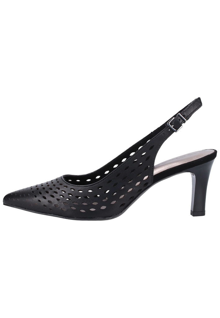 Tamaris Pumps Leder Schwarz - surf4shoes