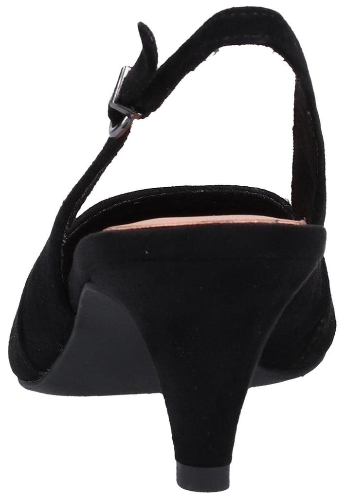 Tamaris Pumps Veloursleder Schwarz - surf4shoes