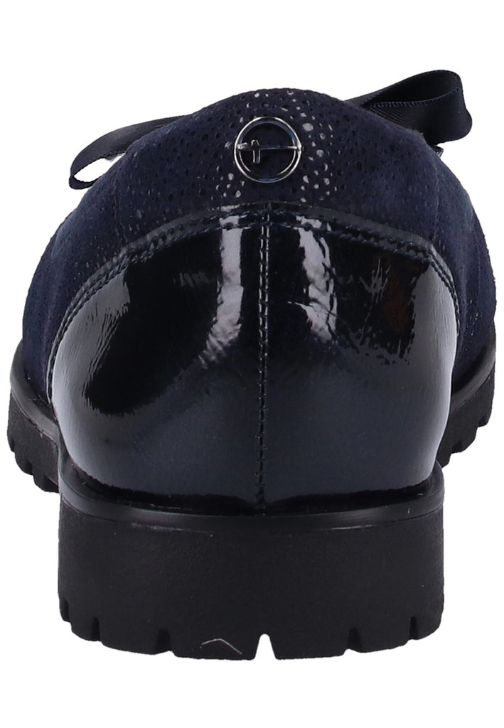 Tamaris Slipper Leder/Synthetik Navy - surf4shoes