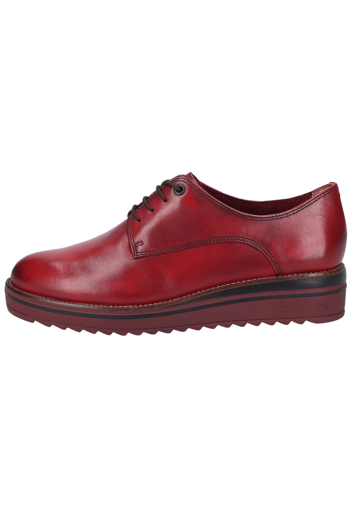 Tamaris Halbschuhe Leder Rot - surf4shoes