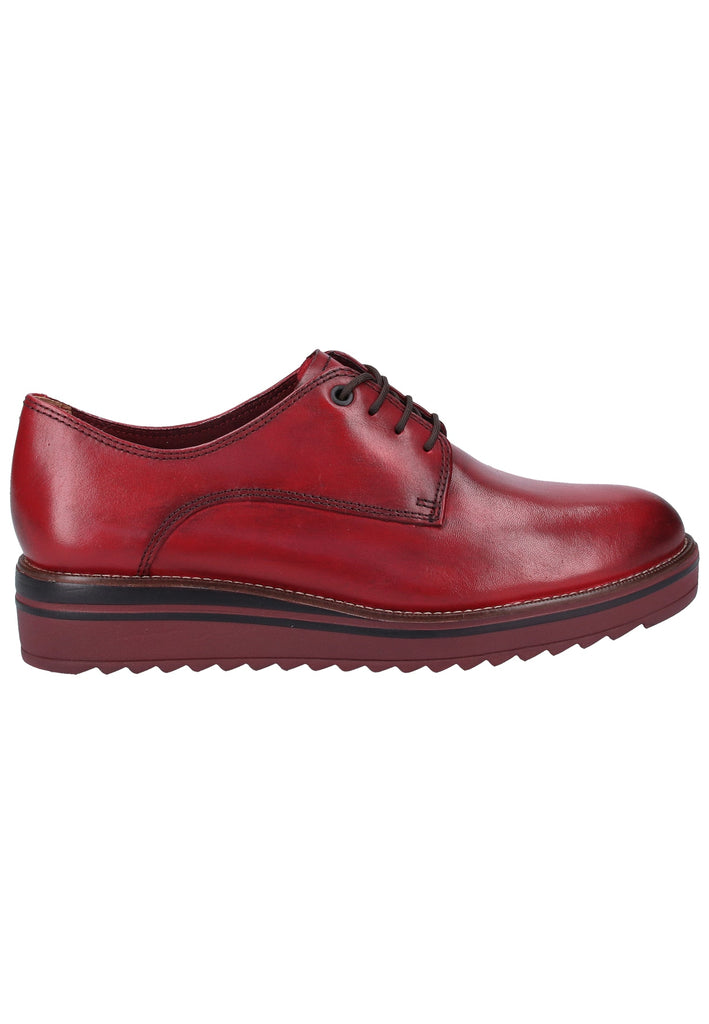Tamaris Halbschuhe Leder Rot - surf4shoes