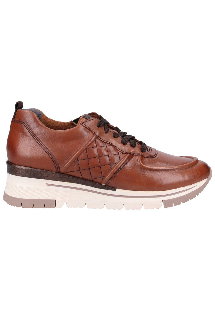 Tamaris Sneaker Leder/Synthetik Cognac - surf4shoes