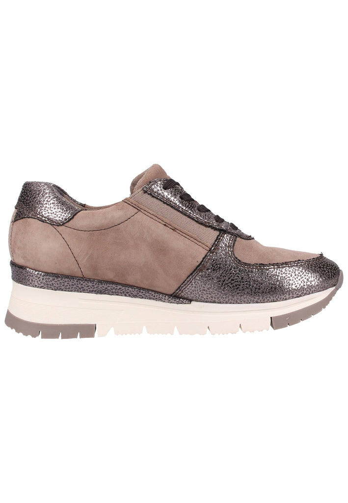 Tamaris Sneaker Leder/Textil Taupe - surf4shoes