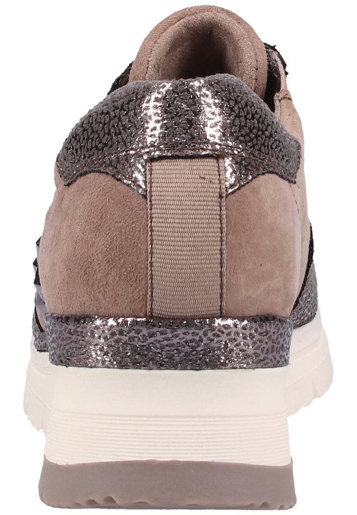 Tamaris Sneaker Leder/Textil Taupe - surf4shoes