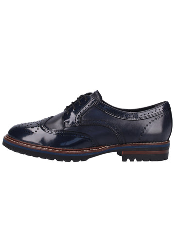 Tamaris Halbschuhe Leder/Synthetik Navy - surf4shoes