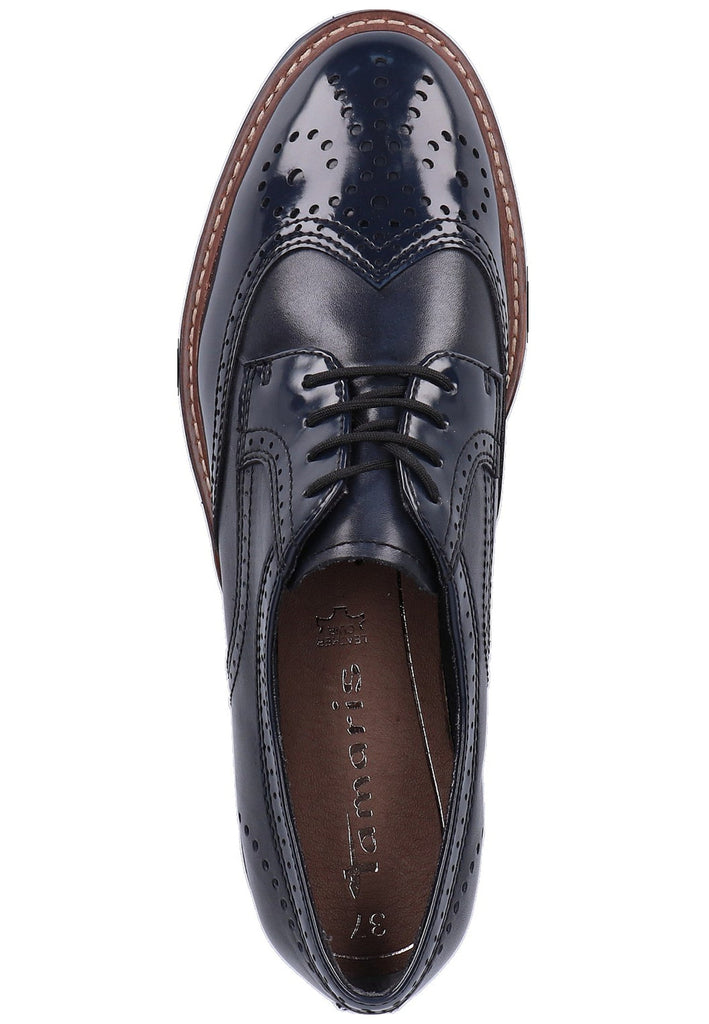 Tamaris Halbschuhe Leder/Synthetik Navy - surf4shoes
