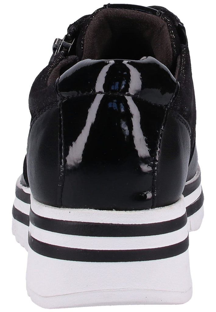 Tamaris Sneaker Leder/Synthetik Schwarz - surf4shoes