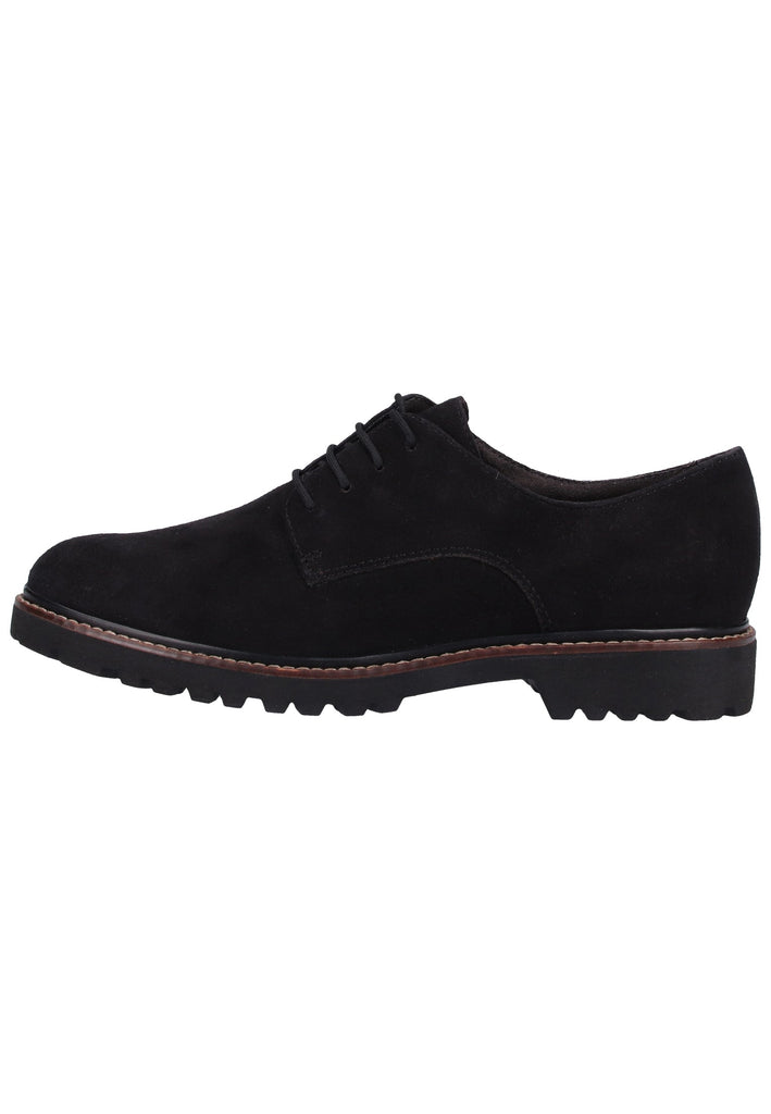 Tamaris Halbschuhe Veloursleder Schwarz - surf4shoes