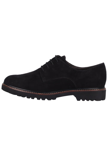 Tamaris Halbschuhe Veloursleder Schwarz - surf4shoes