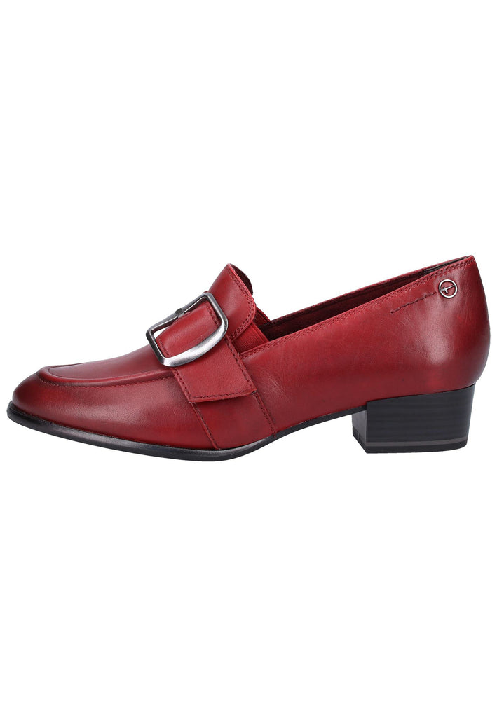 Tamaris Pumps Leder Rot - surf4shoes