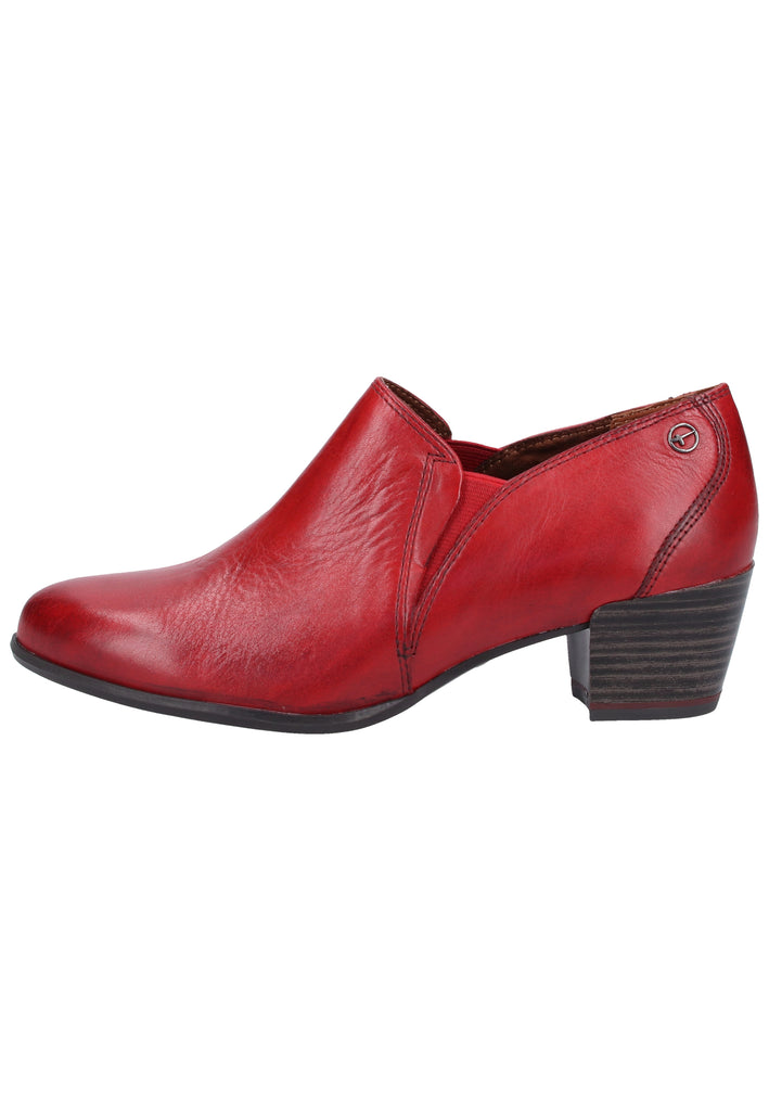 Tamaris Pumps Leder Rot - surf4shoes