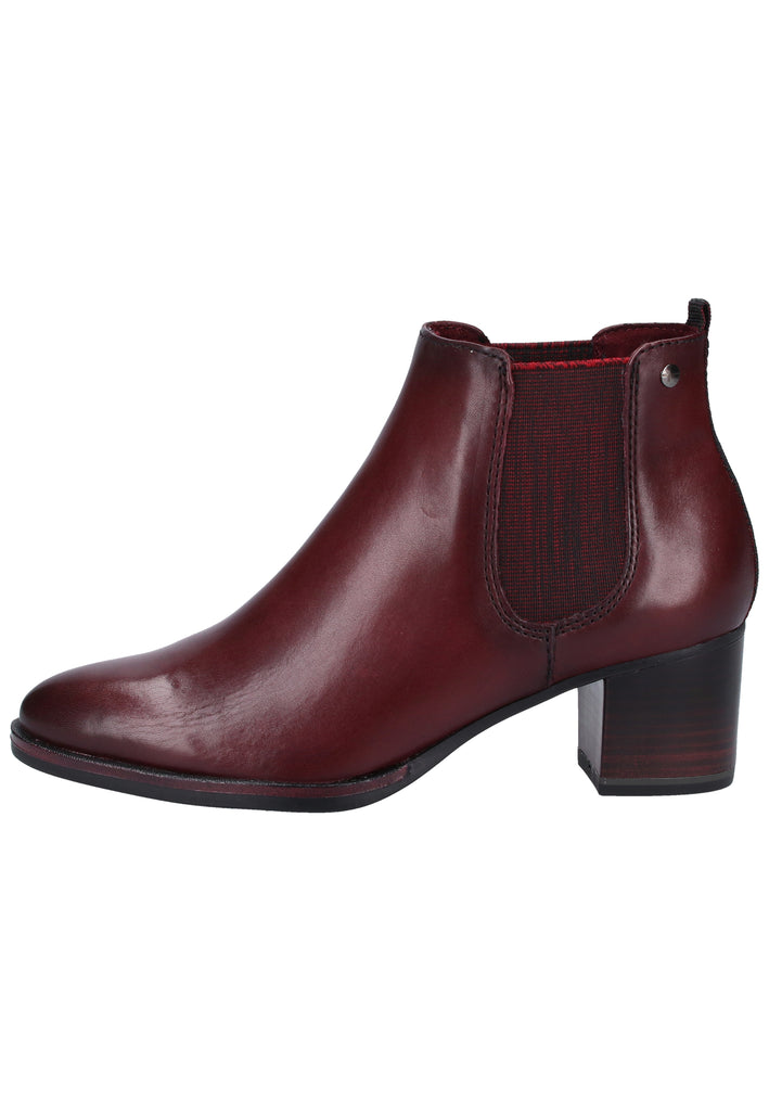 Tamaris Stiefelette Leder Bordeaux - surf4shoes