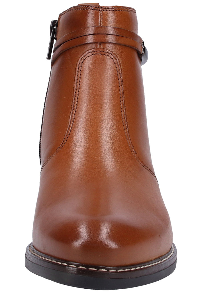 Tamaris Stiefelette Leder Nuss - surf4shoes