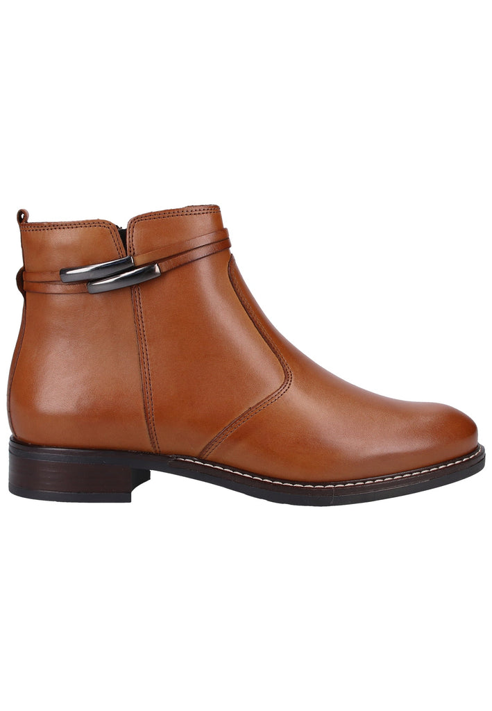 Tamaris Stiefelette Leder Nuss - surf4shoes