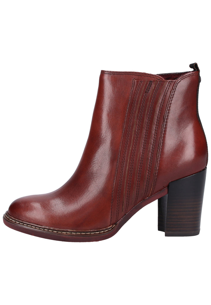 Tamaris Stiefelette Leder Chestnut - surf4shoes