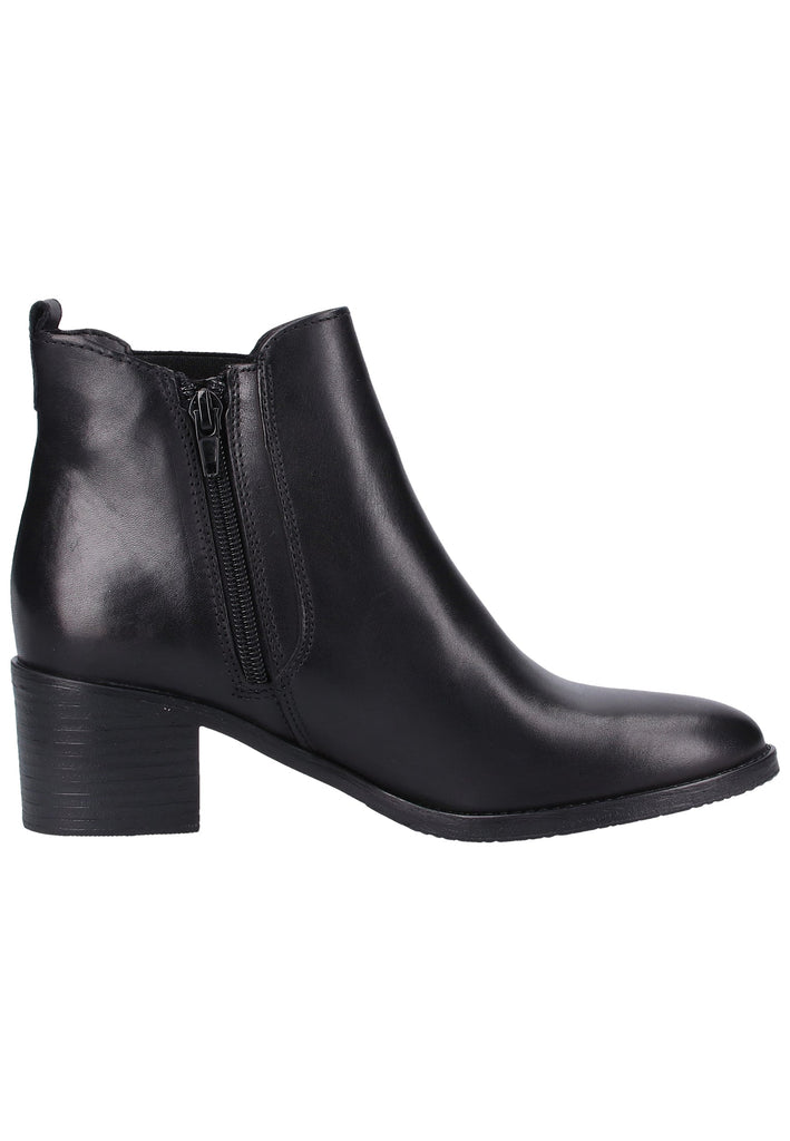 Tamaris Stiefelette Leder Schwarz - surf4shoes